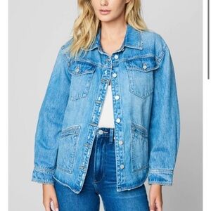 NWOT blank NYC denim shacket medium $128 retail!